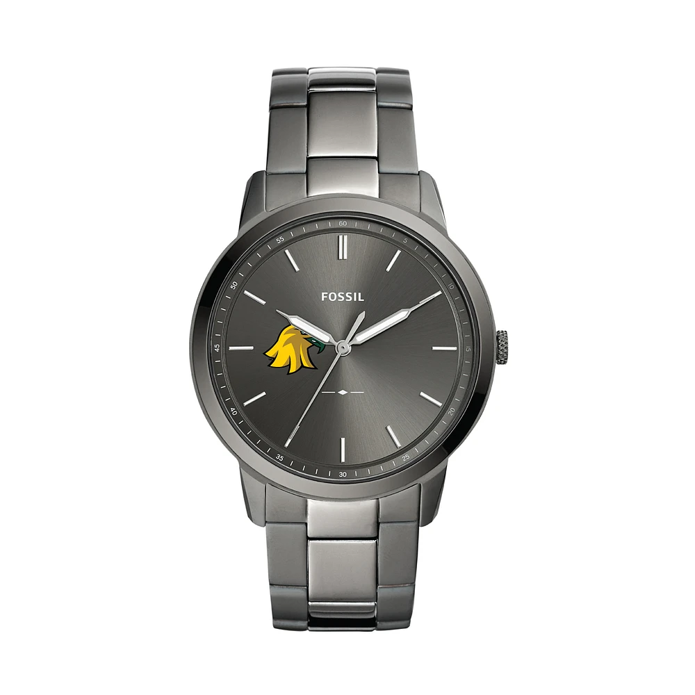Fossil SUNY Brockport Golden Eagles The Minimalist Three-Hand Smoke Watch