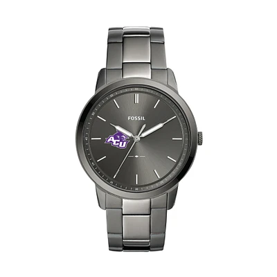 Fossil Abilene Christian University Wildcats The Minimalist Three-Hand Smoke Watch