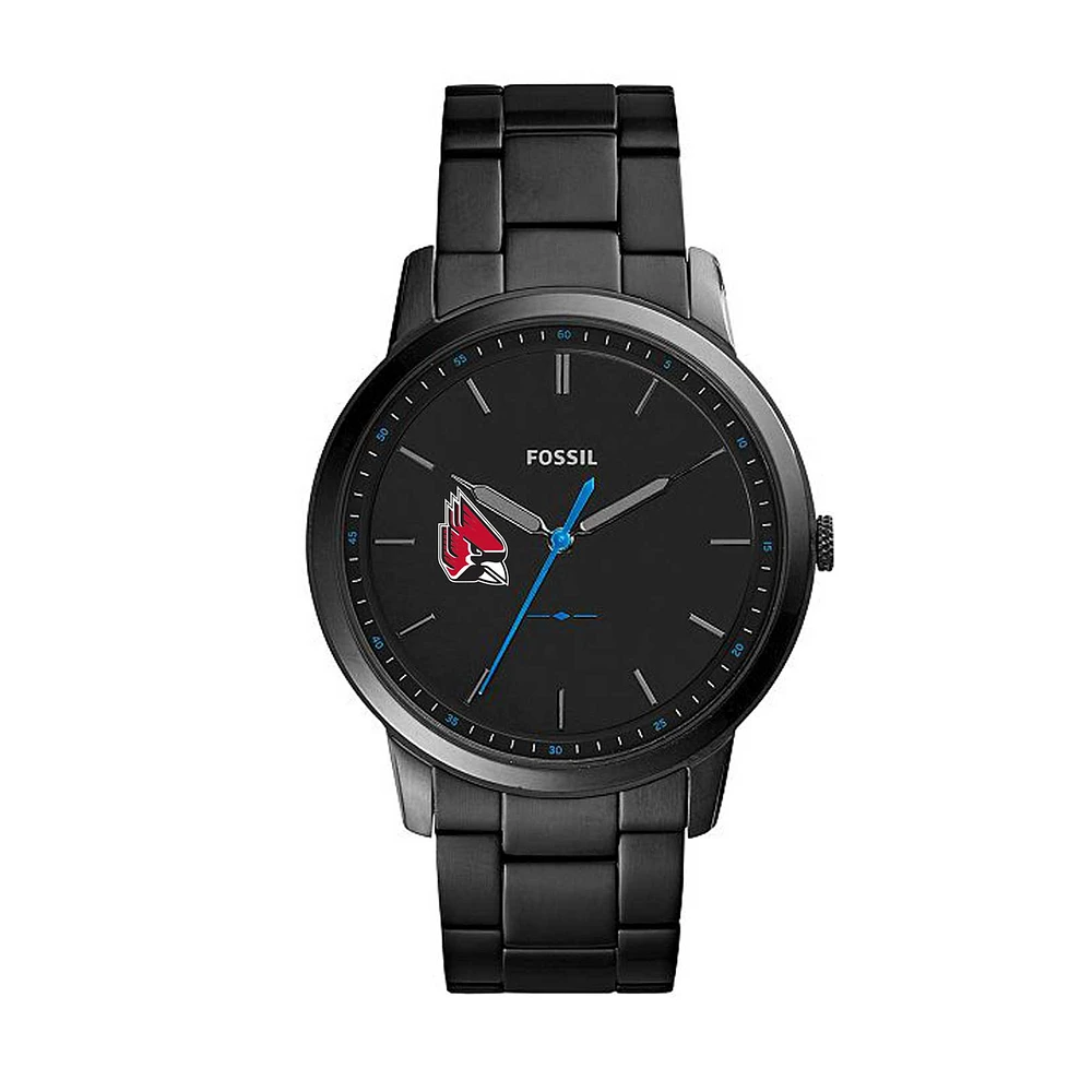 Fossil Black Ball State Cardinals The Minimalist Slim Stainless Steel Watch