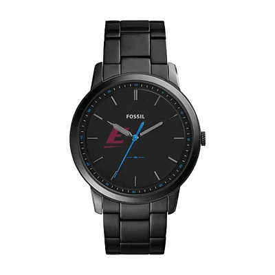 Fossil Black Eastern Kentucky Colonels The Minimalist Slim Stainless Steel Watch