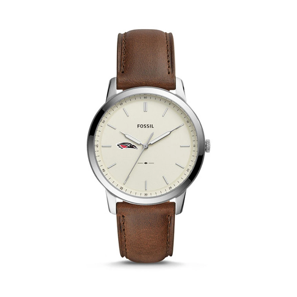 Fossil Southern Oregon Raiders The Minimalist Brown Leather Watch