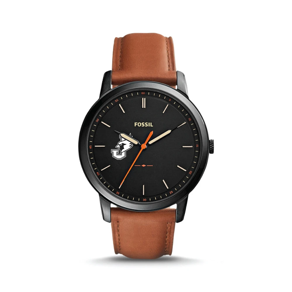 Fossil William Jewell Cardinals The Minimalist Slim Light Brown Leather Watch