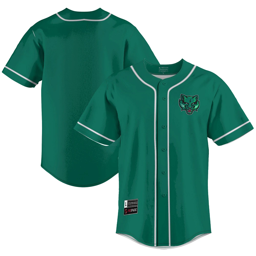 Men's GameDay Greats Green Binghamton Bearcats Lightweight Baseball Jersey