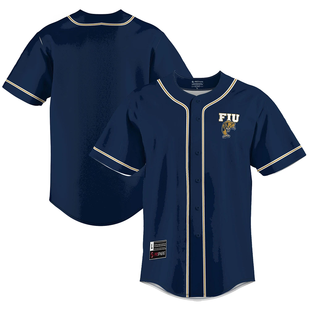 Men's GameDay Greats Blue FIU Panthers Lightweight Baseball Jersey