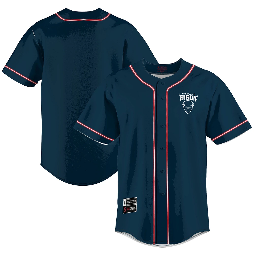 Men's GameDay Greats Blue Howard Bison Lightweight Baseball Jersey