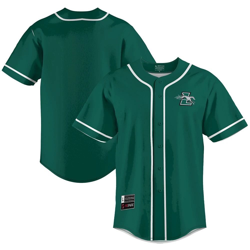 Men's GameDay Greats Green Loyola Greyhounds Lightweight Baseball Jersey