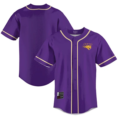 Men's GameDay Greats Purple Northern Iowa Panthers Lightweight Baseball Jersey