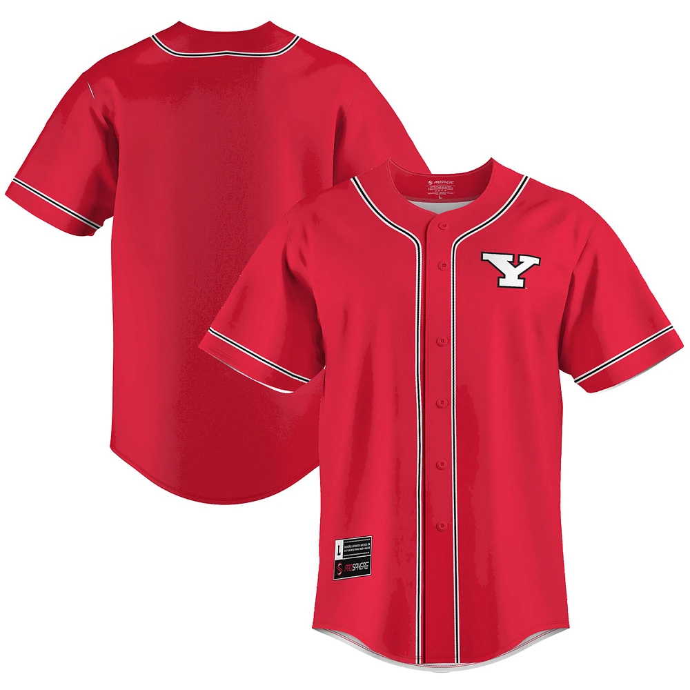 Men's GameDay Greats Red Youngstown State Penguins Lightweight Baseball Jersey