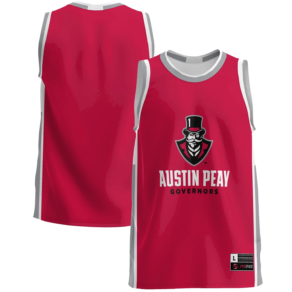 Men's GameDay Greats Red Austin Peay State Governors Lightweight Basketball Jersey