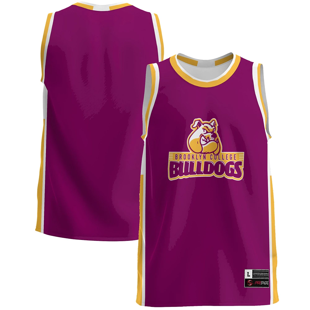 Men's GameDay Greats Maroon Brooklyn College Bulldogs Lightweight Basketball Jersey