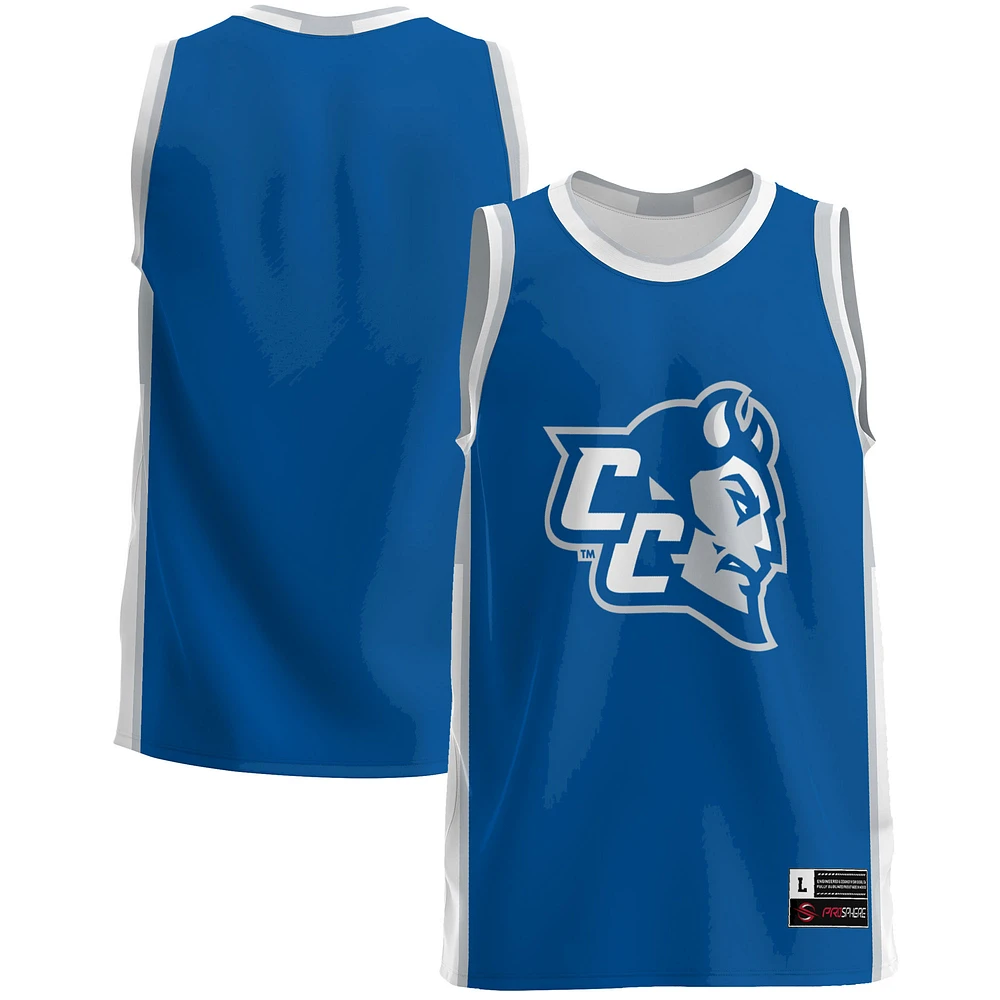 Men's GameDay Greats Blue Central Connecticut State Devils Lightweight Basketball Jersey