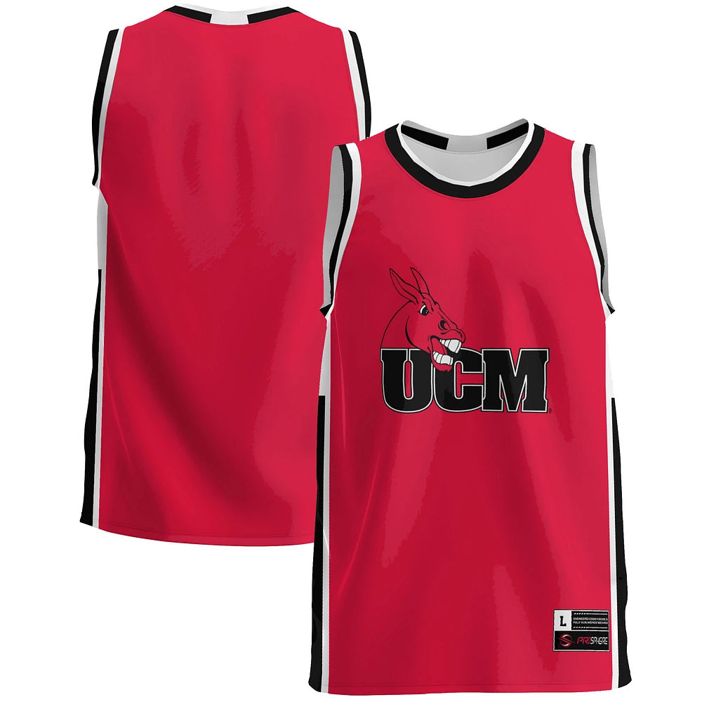 Men's GameDay Greats Red Central Missouri Mules Lightweight Basketball Jersey