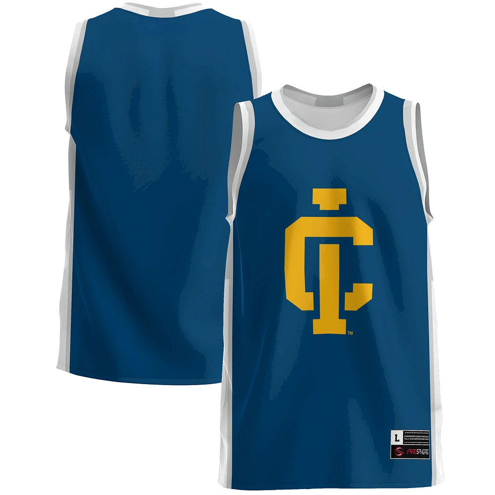 Men's GameDay Greats Blue Ithaca College Bombers Lightweight Basketball Jersey