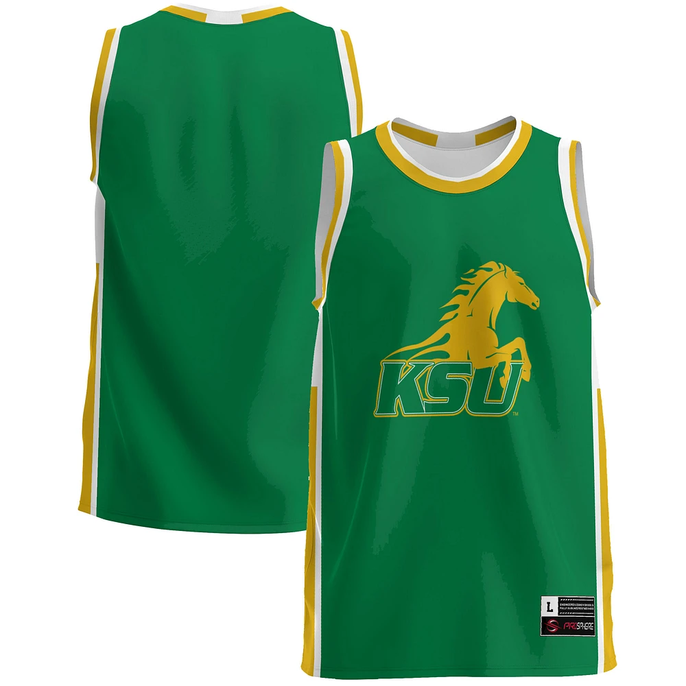Men's GameDay Greats Green Kentucky State Thorobreds Lightweight Basketball Jersey