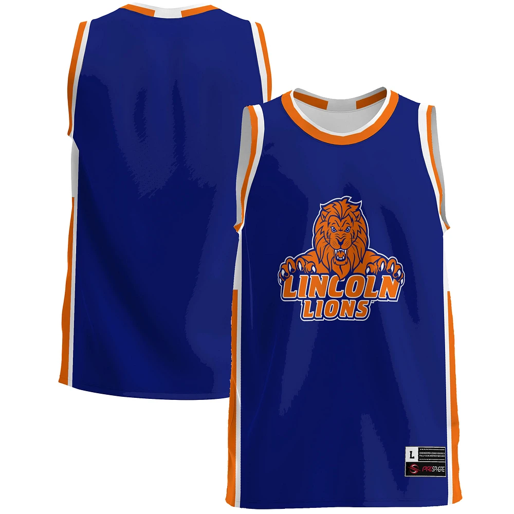 Men's GameDay Greats Blue Lincoln Lions Lightweight Basketball Jersey