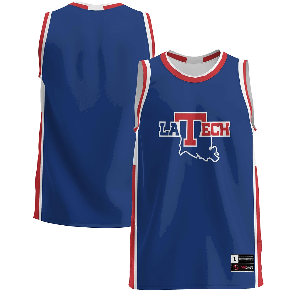 Men's GameDay Greats Blue Louisiana Tech Bulldogs Lightweight Basketball Jersey