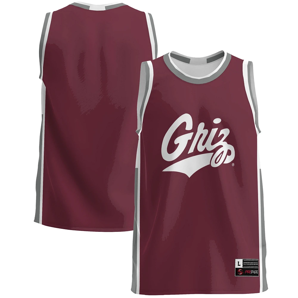 Men's GameDay Greats Maroon Montana Grizzlies Lightweight Basketball Jersey