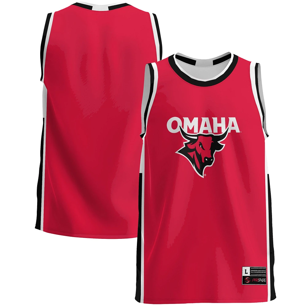 Men's GameDay Greats Red Nebraska Omaha Mavericks Lightweight Basketball Jersey