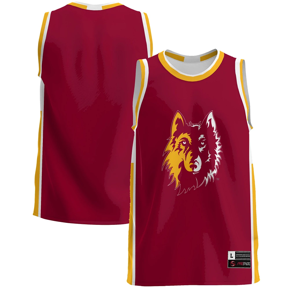 Men's GameDay Greats Maroon Northern State University Wolves Lightweight Basketball Jersey