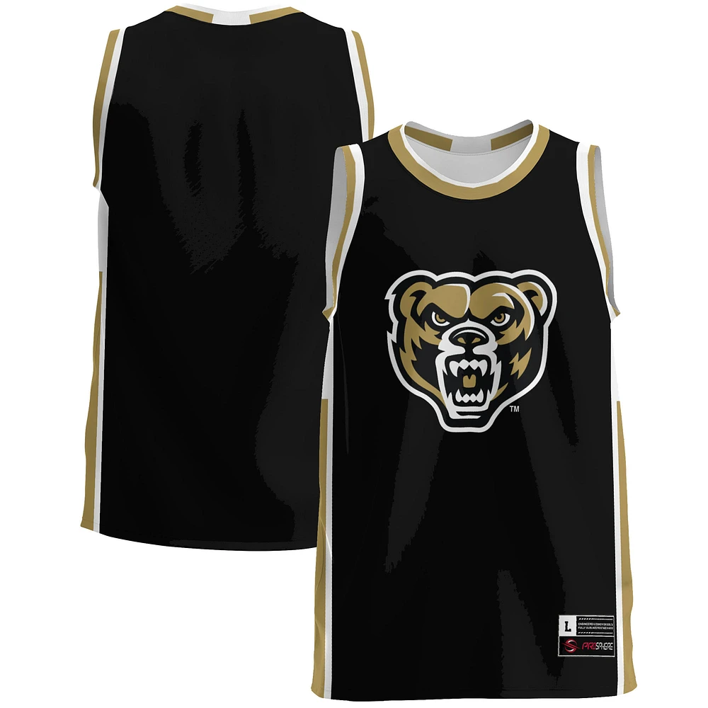 Men's GameDay Greats Black Oakland Golden Grizzlies Lightweight Basketball Jersey