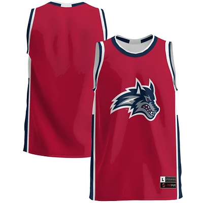 Men's GameDay Greats Red Stony Brook Seawolves Lightweight Basketball Jersey
