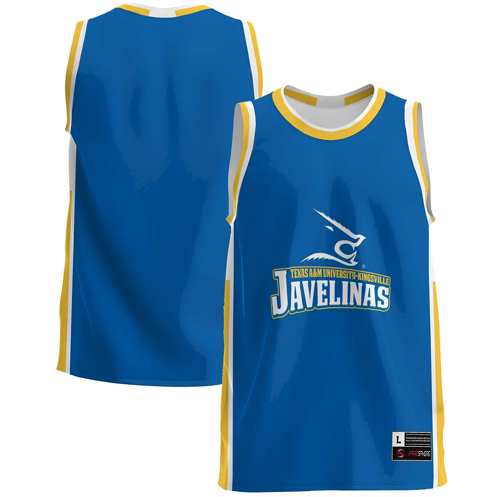 Men's GameDay Greats Blue Texas A&M Kingsville Javelinas Lightweight Basketball Jersey
