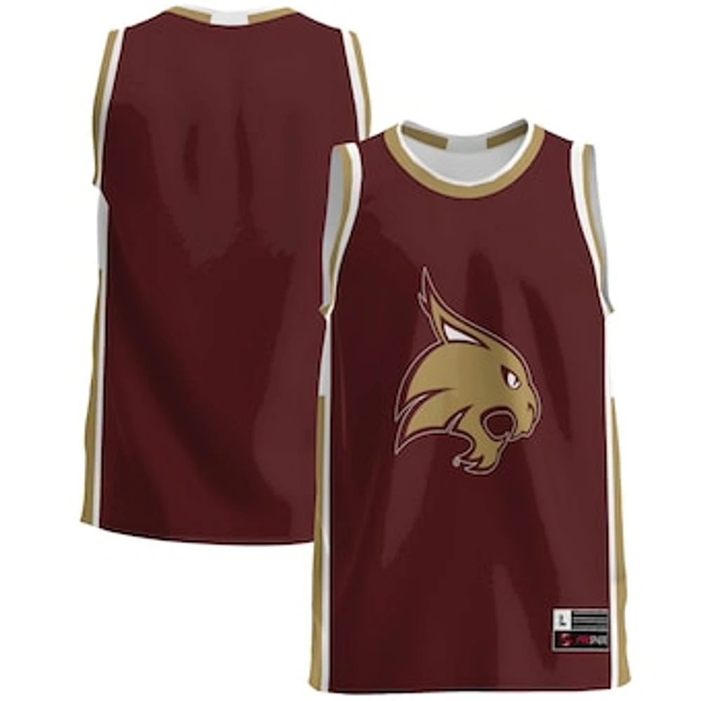 Men's GameDay Greats Maroon Texas State Bobcats Lightweight Basketball Jersey