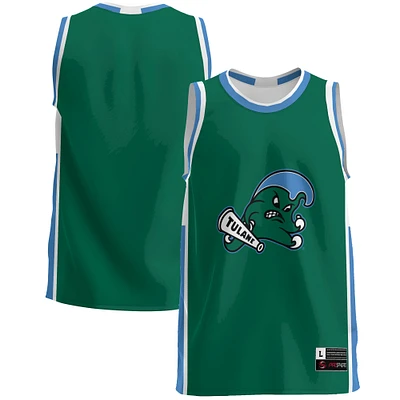 Men's GameDay Greats Green Tulane Wave Lightweight Basketball Jersey