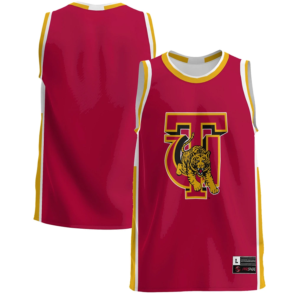 Men's GameDay Greats Crimson Tuskegee Golden Tigers Lightweight Basketball Jersey