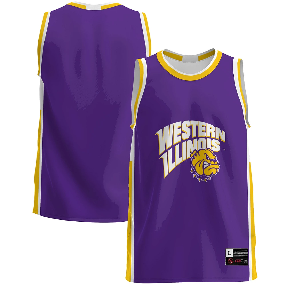 Men's GameDay Greats Purple Western Illinois Leathernecks Lightweight Basketball Jersey