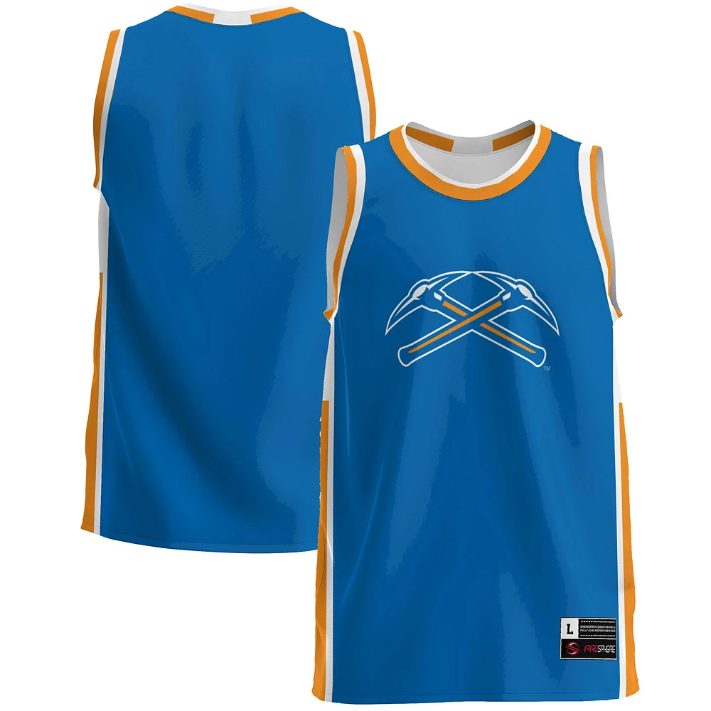 Men's GameDay Greats Blue Wisconsin-Platteville Pioneers Lightweight Basketball Jersey