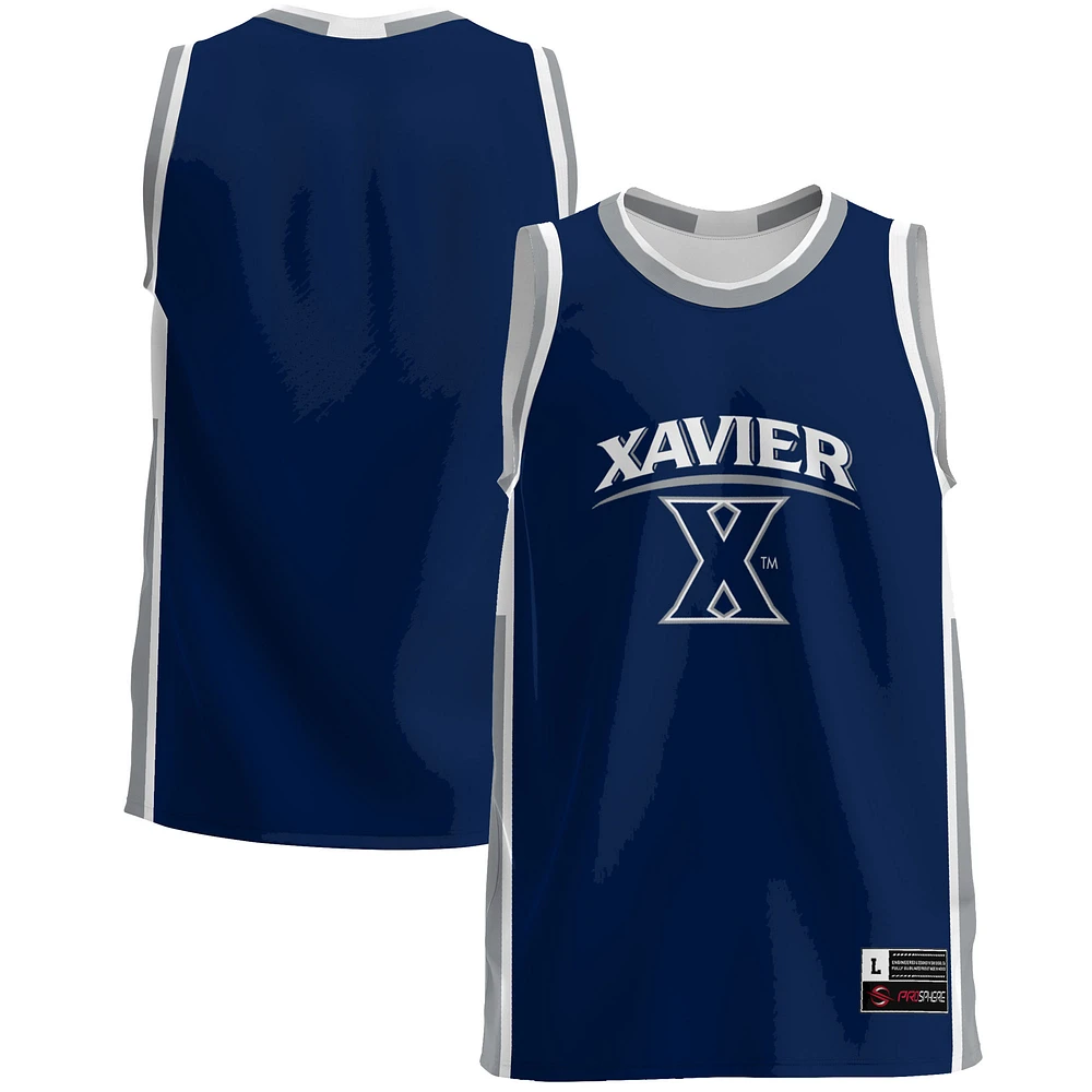 Men's GameDay Greats Navy Xavier Musketeers Lightweight Basketball Jersey