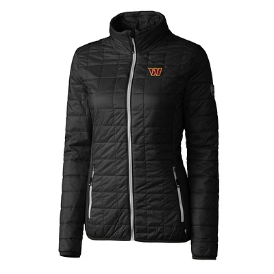 Women's Cutter & Buck Washington Commanders Rainier PrimaLoft Eco Full-Zip Puffer Jacket