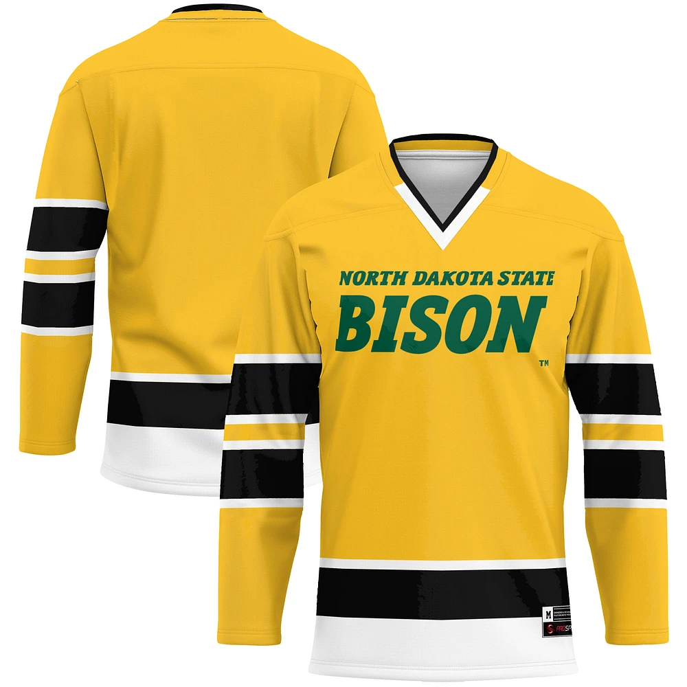 Men's GameDay Greats Green NDSU Bison Hockey Jersey