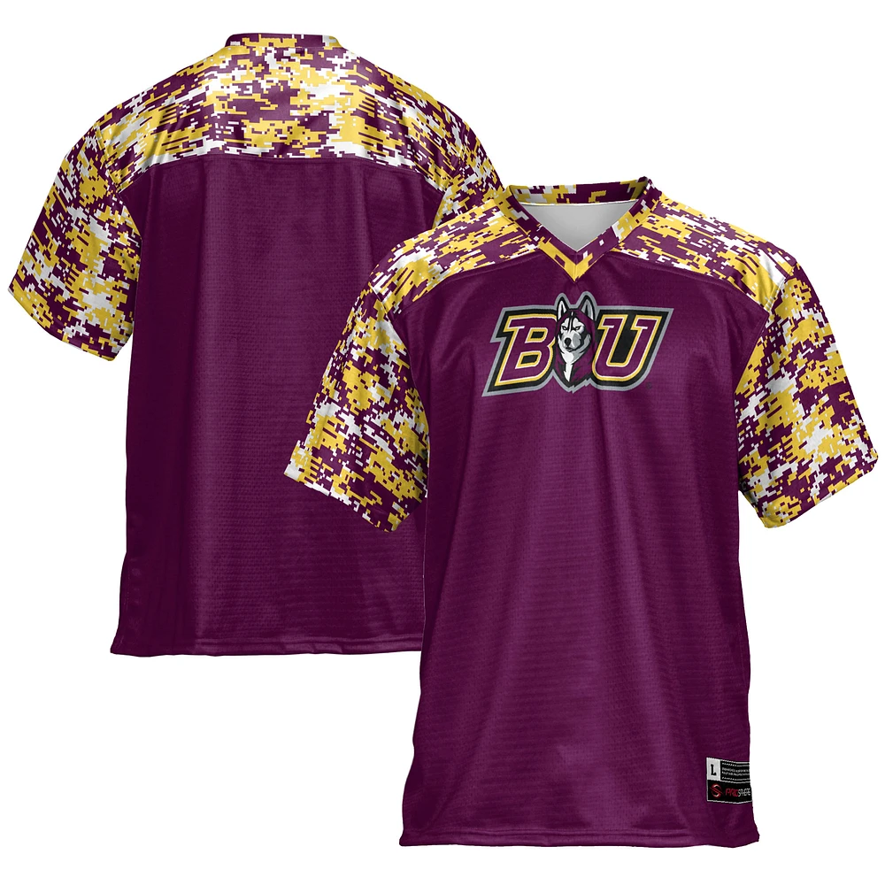 Men's GameDay Greats Maroon Bloomsburg Huskies Football Jersey