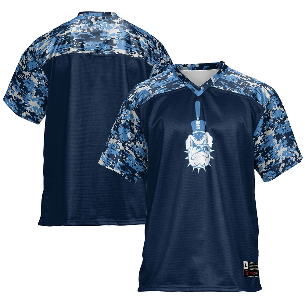 Men's GameDay Greats Navy Citadel Bulldogs Football Jersey