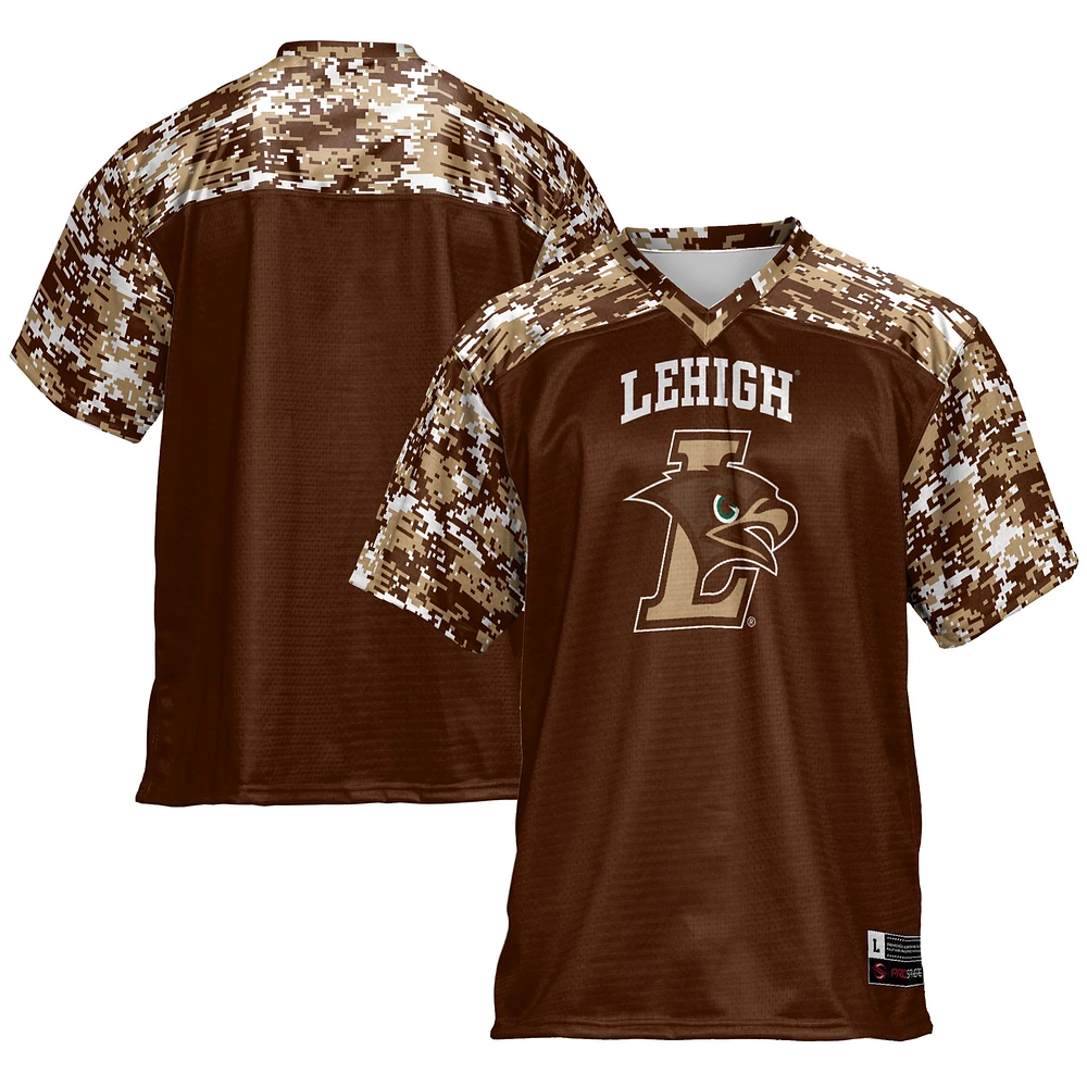 Men's GameDay Greats Brown Lehigh Mountain Hawks Football Jersey