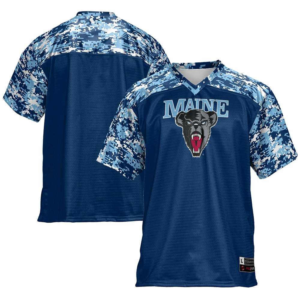 Men's GameDay Greats Blue Maine Black Bears Football Jersey