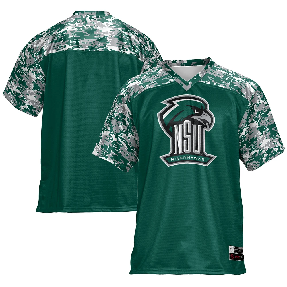 Men's GameDay Greats Green Northeastern State Riverhawks Football Jersey