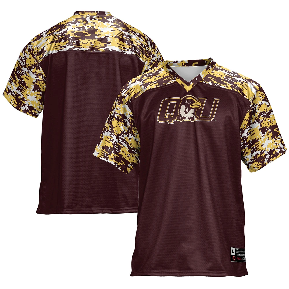 Men's GameDay Greats Brown Quincy Hawks Football Jersey