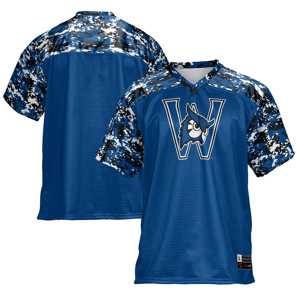 Men's GameDay Greats Blue Westfield State Owls Football Jersey