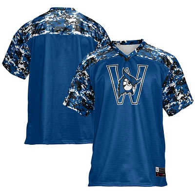 Men's GameDay Greats Blue Westfield State Owls Football Jersey