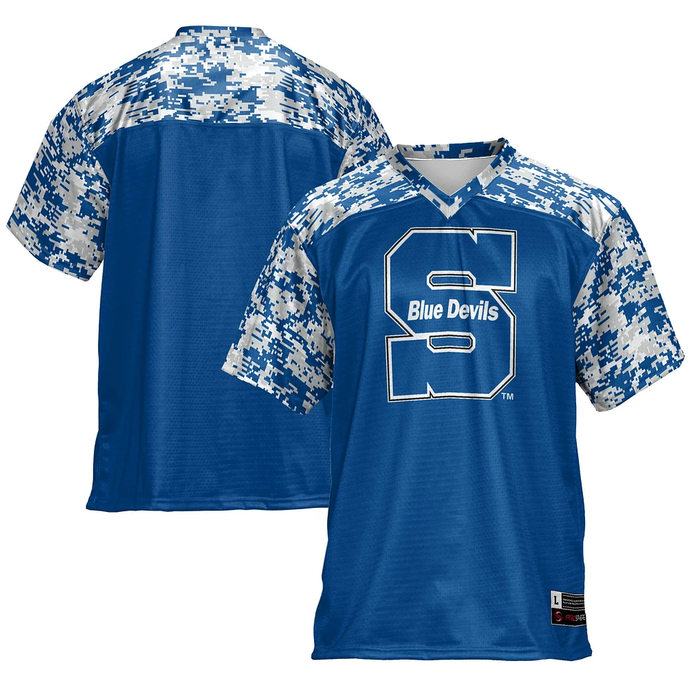 Men's GameDay Greats Blue Wisconsin Stout Devils Football Jersey