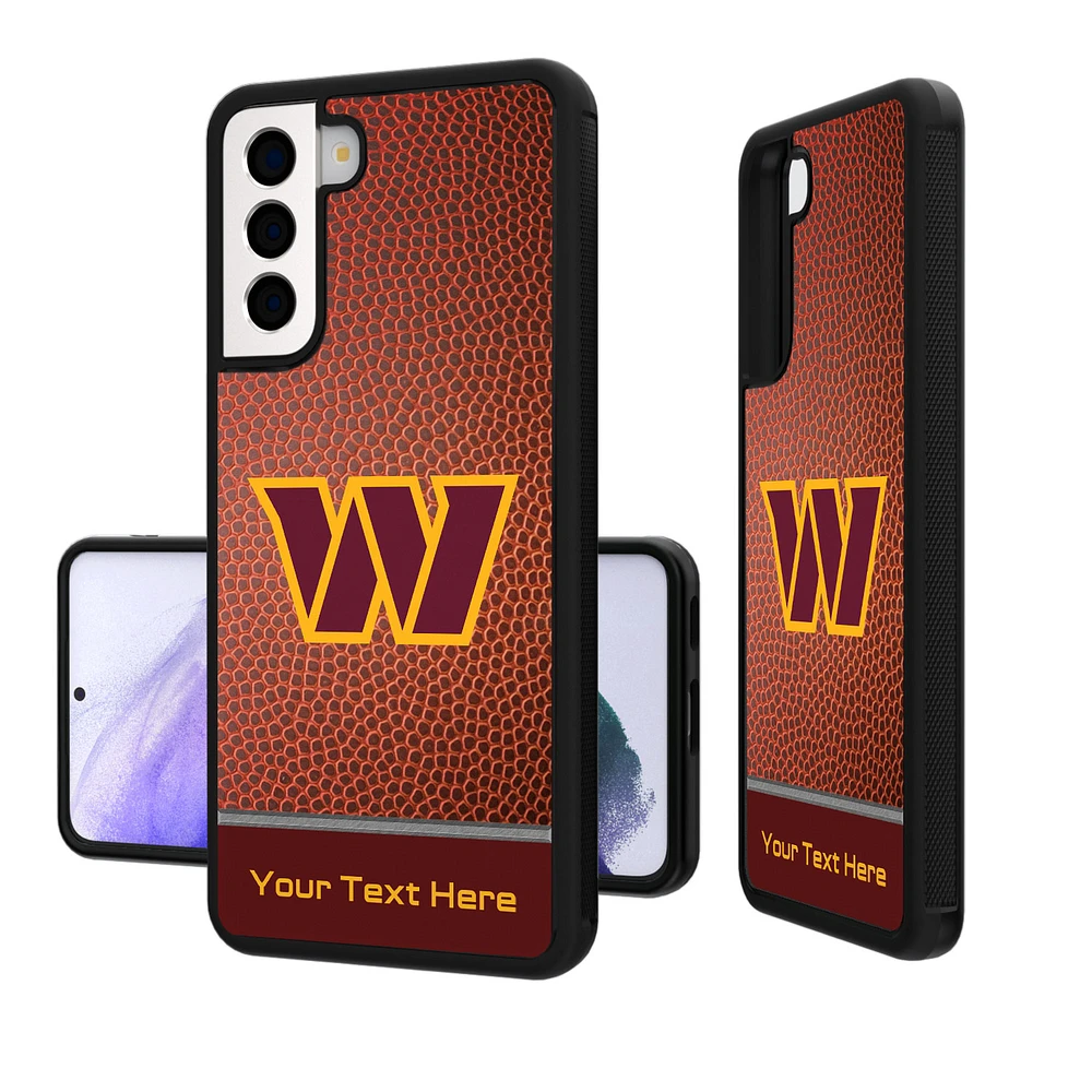 Washington Commanders Personalized Football Design Galaxy Bump Case