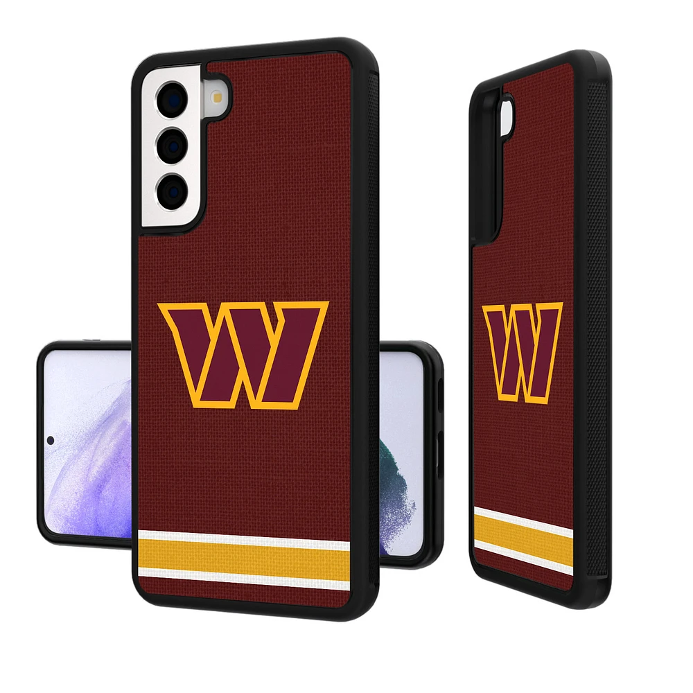 Washington Commanders Galaxy Stripe Design Bump Case