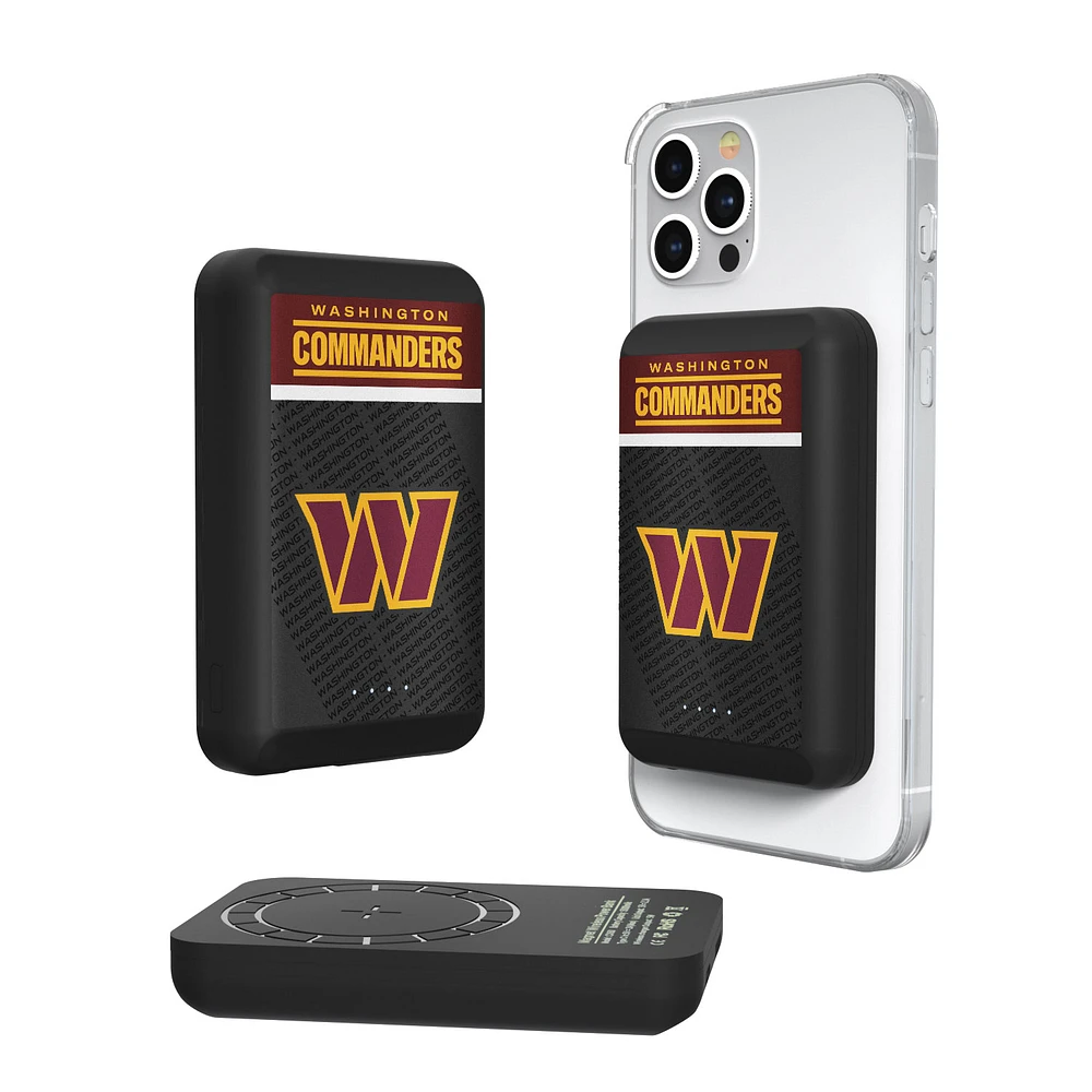 Washington Commanders Endzone Plus Wireless Power Bank
