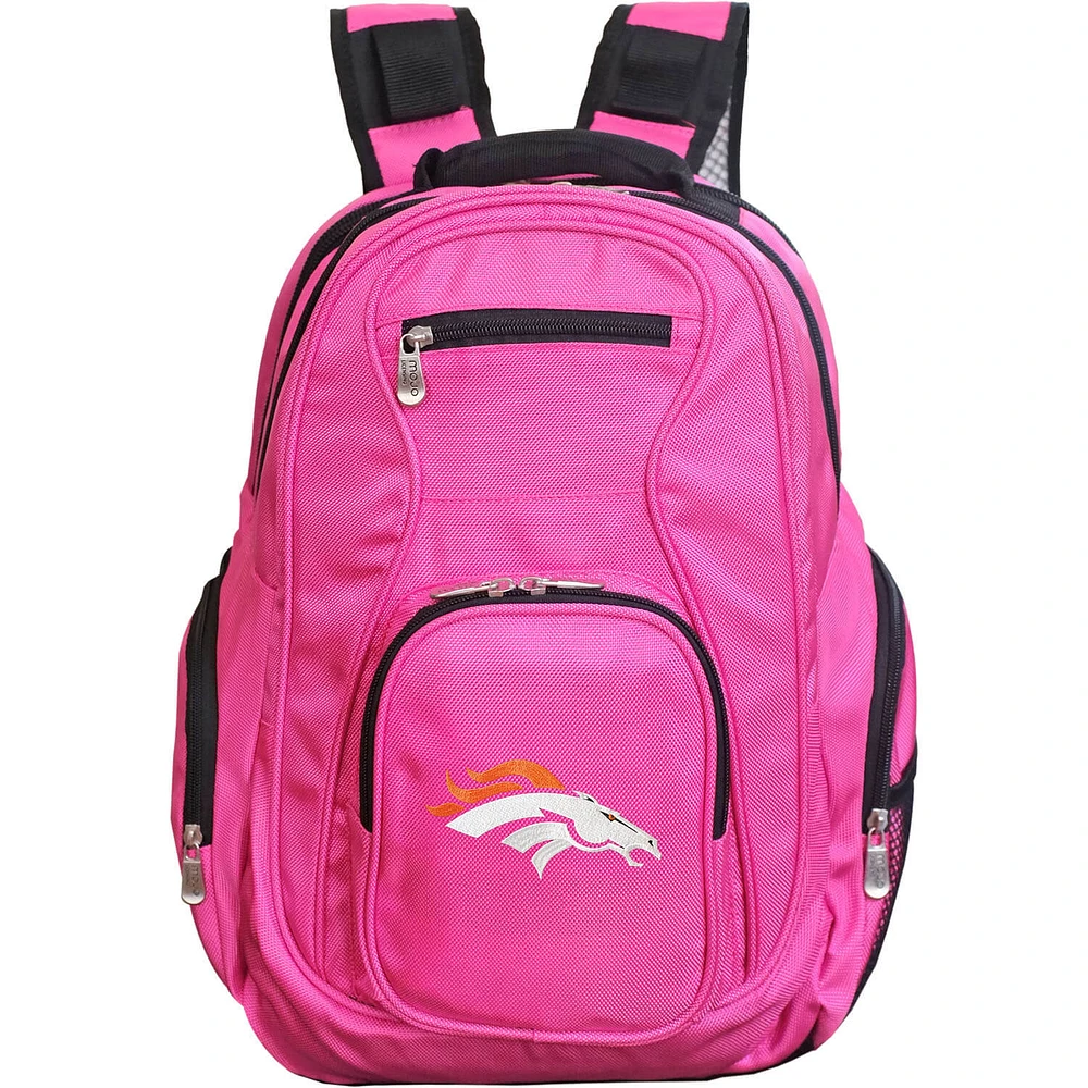 MOJO Pink Denver Broncos Premium Laptop Backpack