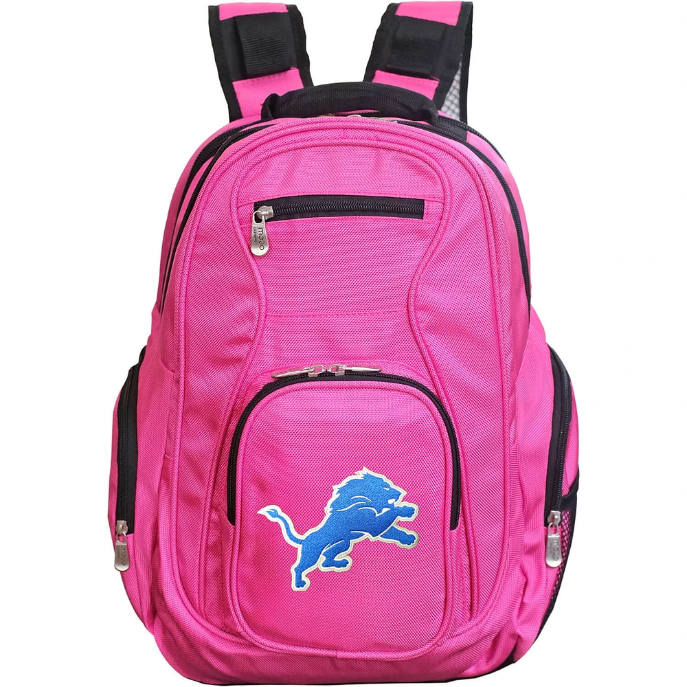 MOJO Pink Detroit Lions Premium Laptop Backpack