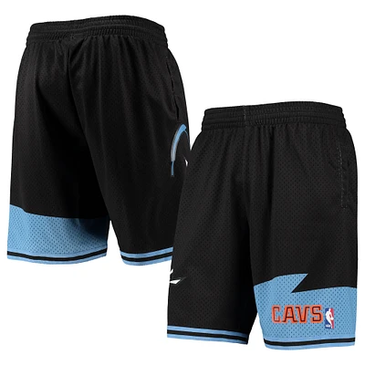 Men's Mitchell & Ness Black Cleveland Cavaliers 1997-98 Hardwood Classics Swingman Shorts