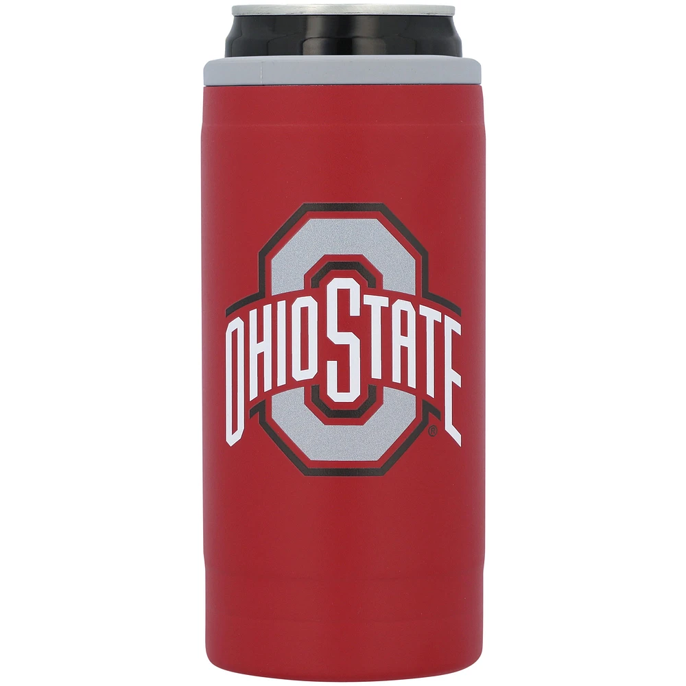 Ohio State Buckeyes 12oz. Flipside Powdercoat Slim Can Cooler